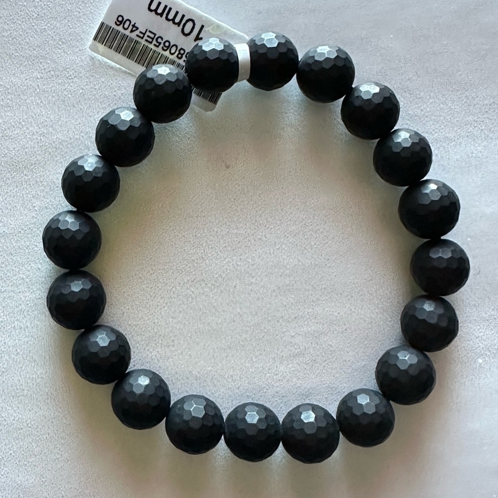 Black Onyx Matte Beaded Bracelet